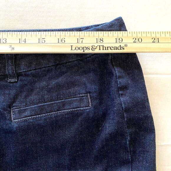 Lane Bryant Genius Fit Flare Jeans Plus Size Blue Stretch Denim Flattering Sz 20 - Picture 4 of 9